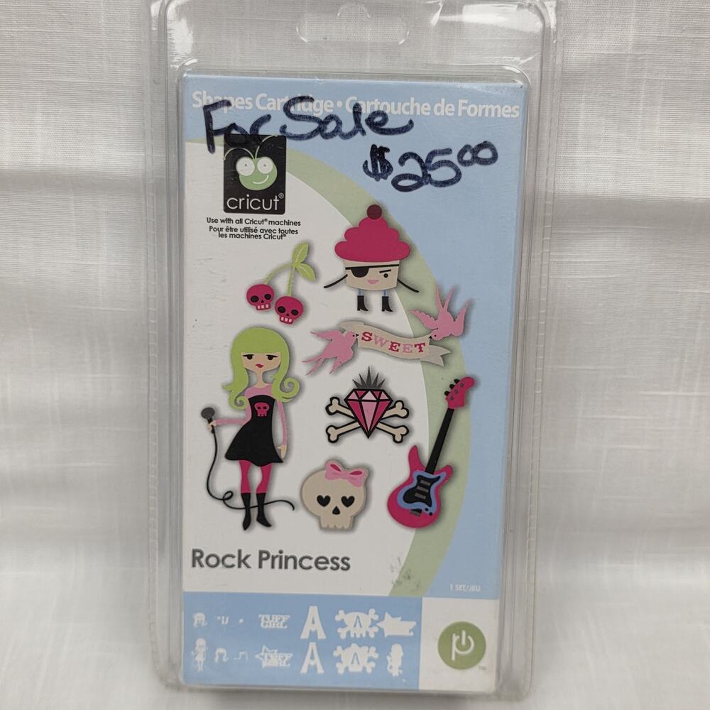 Cricut Rock Princess Cartridge Sealed Complete Cricut Create Expression Craft